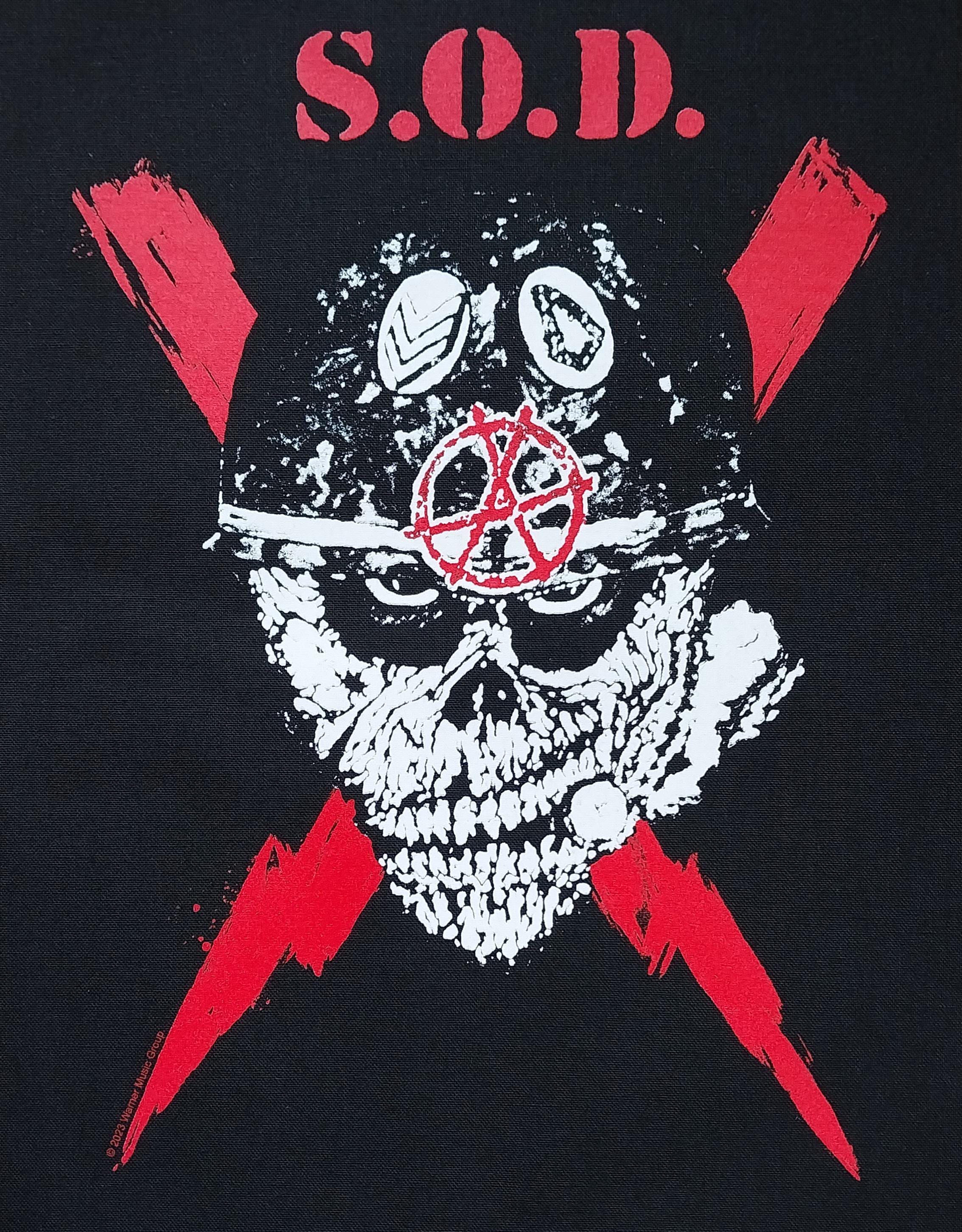 Licensed S.O.D. Stormtroopers of Death Large Sew on Battle Jacket