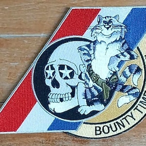 F-14 Tomcat Bounty Time, Baby! VF Fighter Squadron Collectors LARGE Embroidered Patch