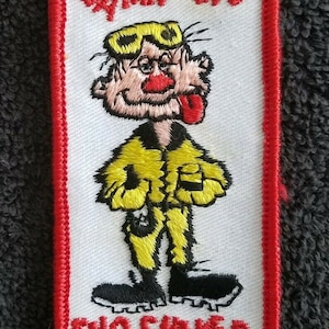 Damn The Sno-Snakes - Vintage 70s Snowmobile Racing Sew On Collectors Patch