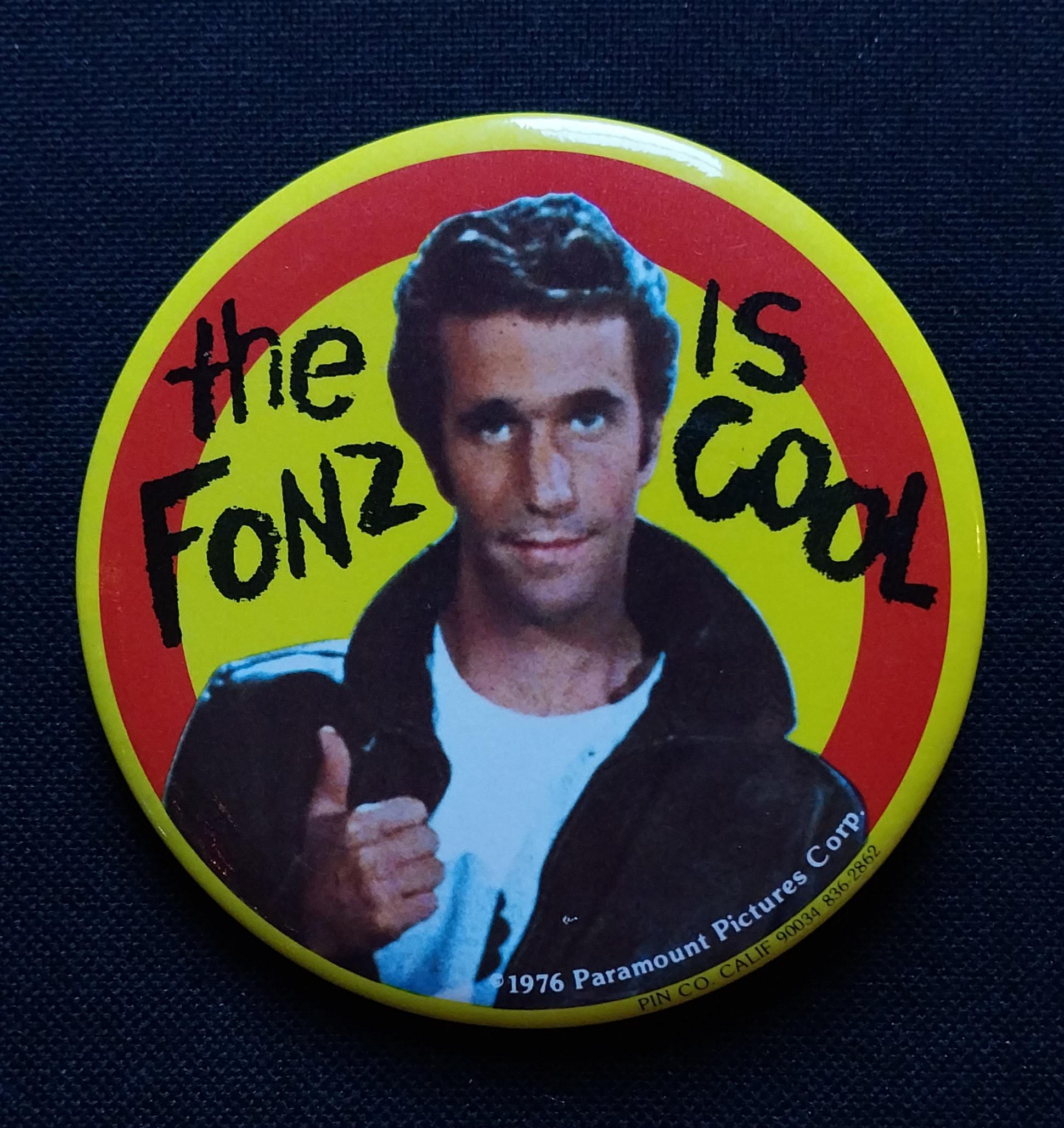 Vintage 70s the FONZ is COOL Fonzie Happy Days Jacket Shirt Vest