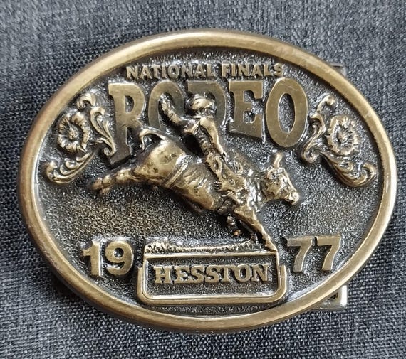 1977 HESSTON National Finals Rodeo Western Cowboy NFR Limited