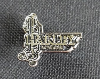 Vintage Old School Harley Davidson Biker Jacket Motorcycle Vest Collectors Pin