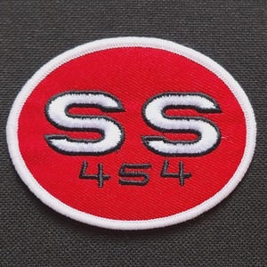 Parche para coser Chevy SS 454 de los años 70, VTG, Hot Rod Greaser Gearhead Racing RatFink