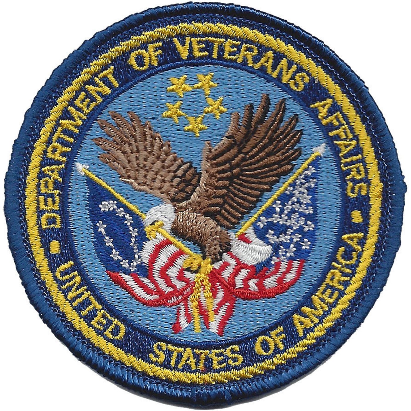 US ARMY VETERAN Rocker Patches 12" | Military Patriotic | Embroidered Large