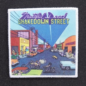 Licensed Grateful Dead Shakedown Street Classic Rock Band Iron On Band Patch