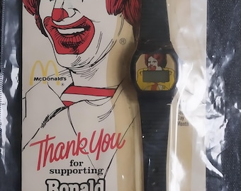 Vintage 1976 Rare Limited Edition Ronald Mcdonald Watch