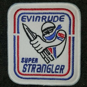 Vintage EVINRUDE  BOAT outboard racing Motors  PATCH