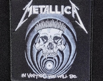 Parche con licencia para planchar de la banda Vertigo de METALLICA.