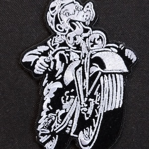 Outlaw Dirty Dog Biker MC Club Embroidered Iron On Motorcycle Jacket Biker Vest PATCH
