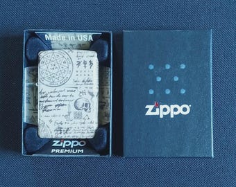 Alchemy Double Sided Design Zippo Cigarette Lighter - Unfired NEW - 2021
