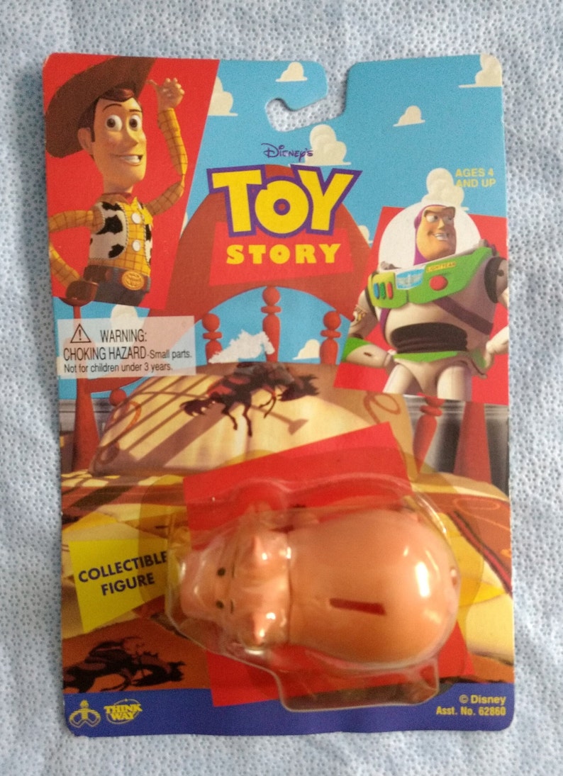 Vintage 1995 Set of 4 TOY STORY Collectible Figures Buzz Etsy