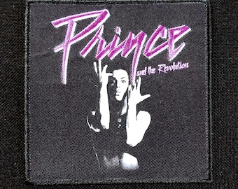 Licensed PRINCE and the Revoluction R&B New Wave Funk Rock Music Iron On Battle Jacket Band Patch