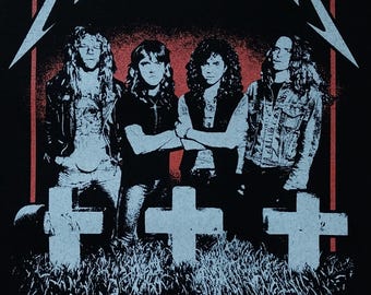 Large Licensed MASTER OF PUPPETS Band Metallica Sew On Battle Jacket Woven Canvas Back Patch