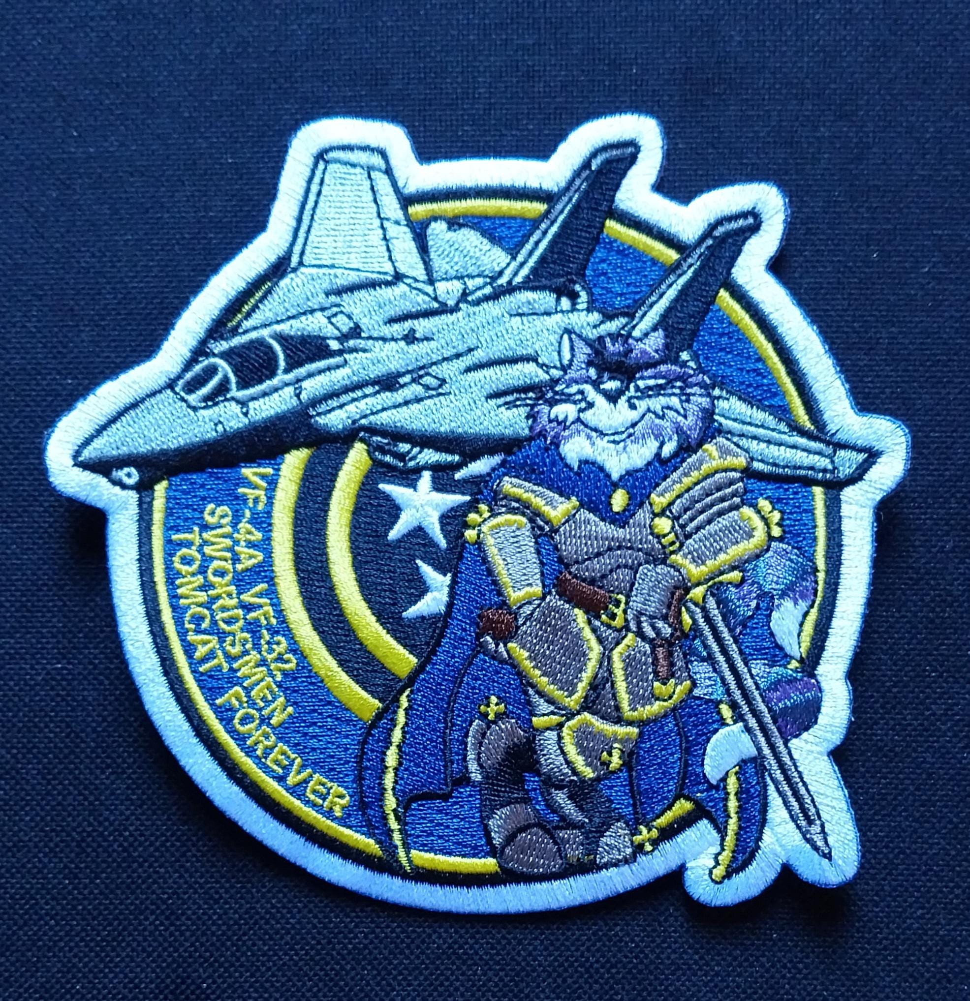 F-14 Tomcat Forever Swordsmen VF Fighter Squadron Collectors LARGE