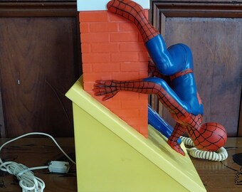 Vintage Spider Man Marvel Comics Corded Home Phone Landline