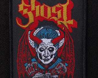Licensierad GHOST DEMONIAC vävd sy-på stridsjacka bandlapp