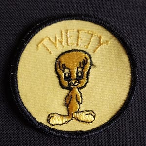 Vintage Tweety Bird Collectors Patch - Embroidered Sew On