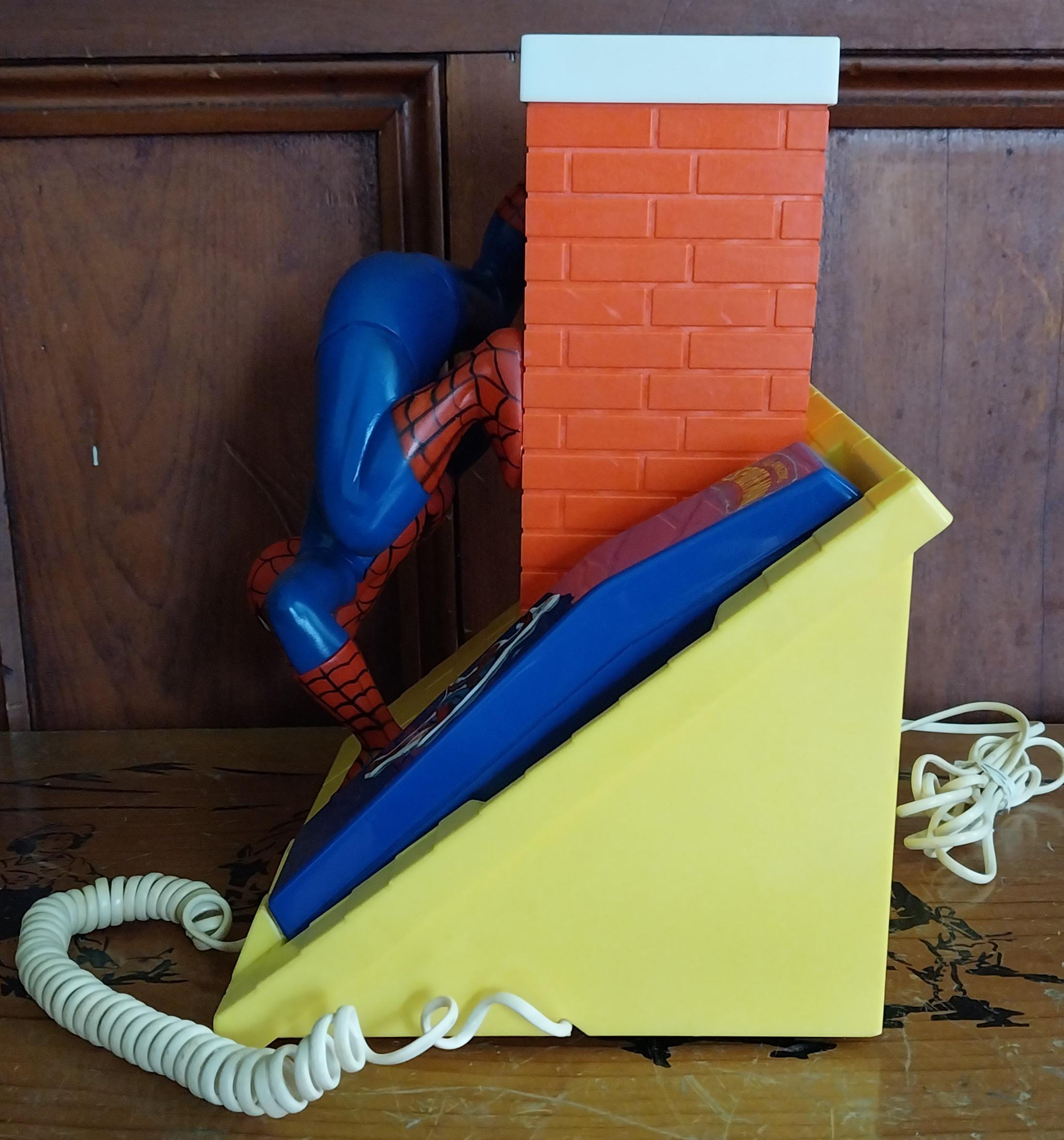 Vintage Spider Man Marvel Comics Corded Home Phone Landline