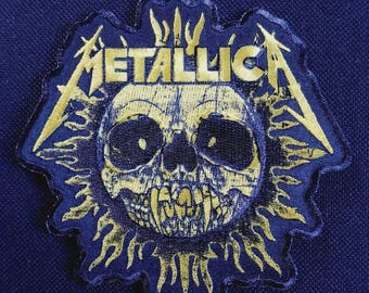 Licensed METALLICA Sun Iron On Battle Jacket Patch