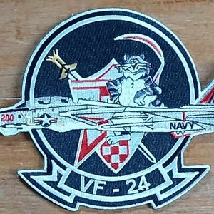 F-14 Tomcat Renegades VF Fighter Squadron Collectors LARGE Embroidered Patch