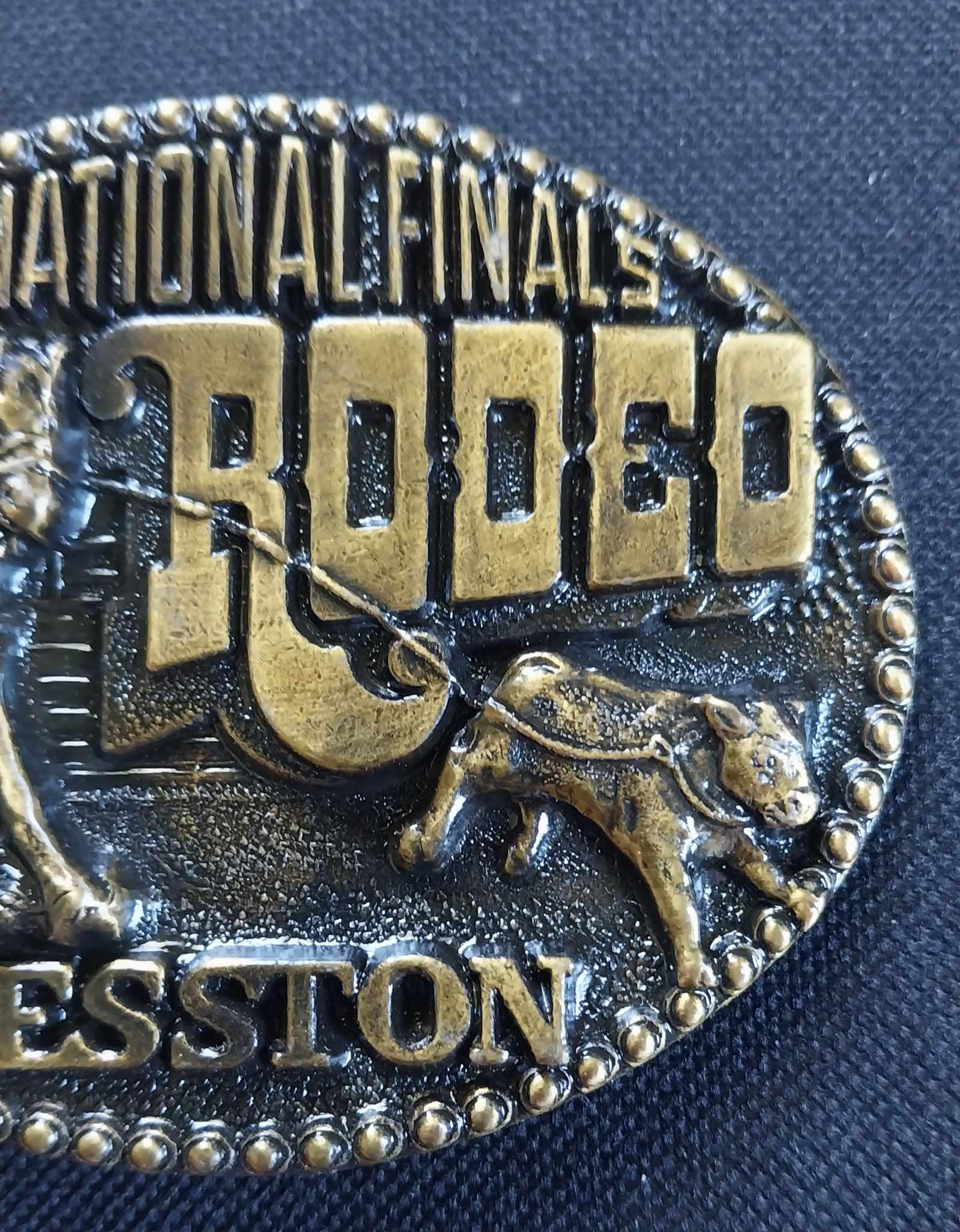 Boucle De Ceinture Vintage Hesston 1978 Finale Nationale Rodéo Cowboy