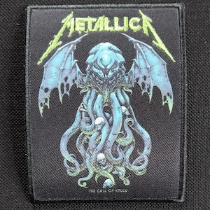 Licensed METALLICA The Call Of Ktulu Band Album Song Art Band Music Patch - Iron ON