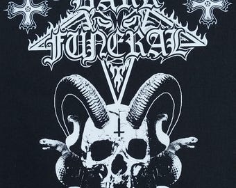 Parche grande para coser en la espalda de chaqueta de batalla de DARK FUNERAL, La Orden de las Hordas Negras, con licencia