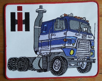 IH International Harvester Cabover Semi Truck Large Back Patch - Sew On