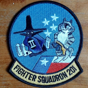F-14 Tomcat VF Fighter Squadron 201 Collectors 4 Inch Patch