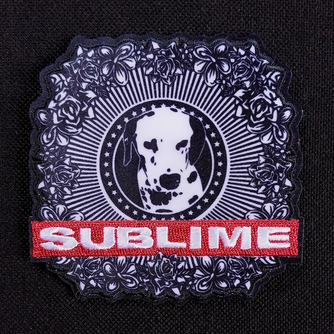 Licensed SUBLIME Lou Dog Punk Rock Ska Band Music Iron on Battle Jacket ...