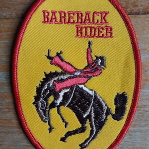 Bareback Rider Horse Cowboy Western NFR Rodeo Coleccionistas Parche