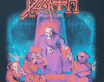 Grand groupe de heavy thrash metal Death Scream Bloody Gore à coudre grand écusson dans le dos de la veste de combat