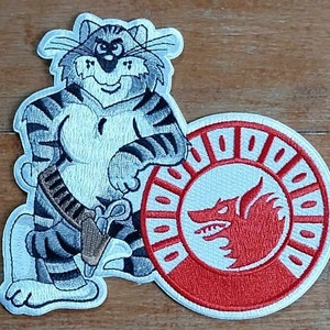 F-14 Tomcat Wolfpack VF Fighter Squadron Collectors LARGE Embroidered Patch
