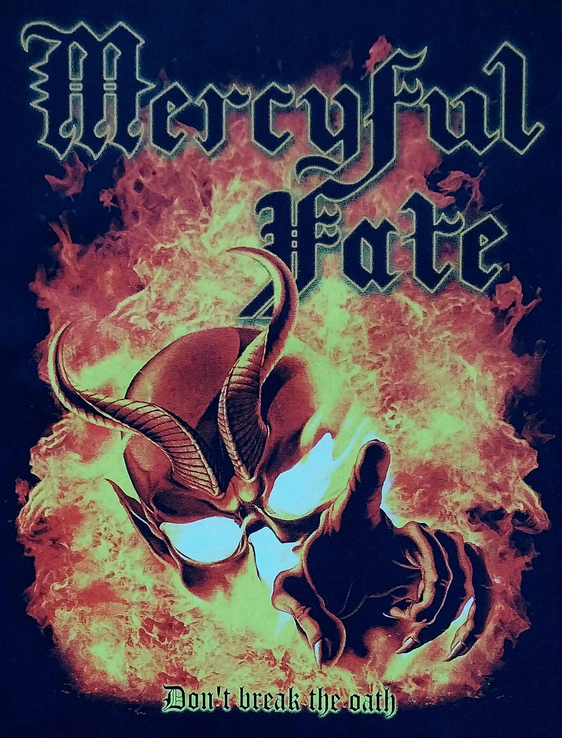 Licensed MERCYFUL FATE Don't Break the Oath LARGE Woven Heavy