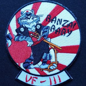 F-14 Tomcat Banzai Baby - VF Fighter Squadron Collectors Patch