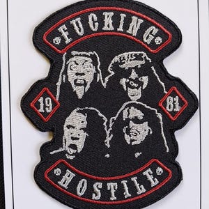 PANTERA 1981 HOSTILE Licensed Heavy Metal Thrash Rock Band Battle Jacket Patch