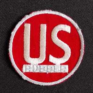 Vintage US Rubber Automotive Collectors Patch - Embroidered Sew On