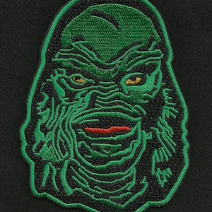 GREEN CREATURE CULT Classic Monster Movie Horror Film Rockabilly Patch