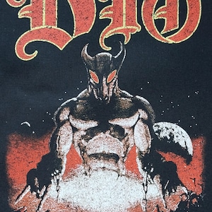 Licensed DIO ~ The Last In Line Woven Large Sew On Battle Jacket Back Patch