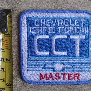 CCT Master Chevrolet Sew On Embroidered Collectors Automotive Patch