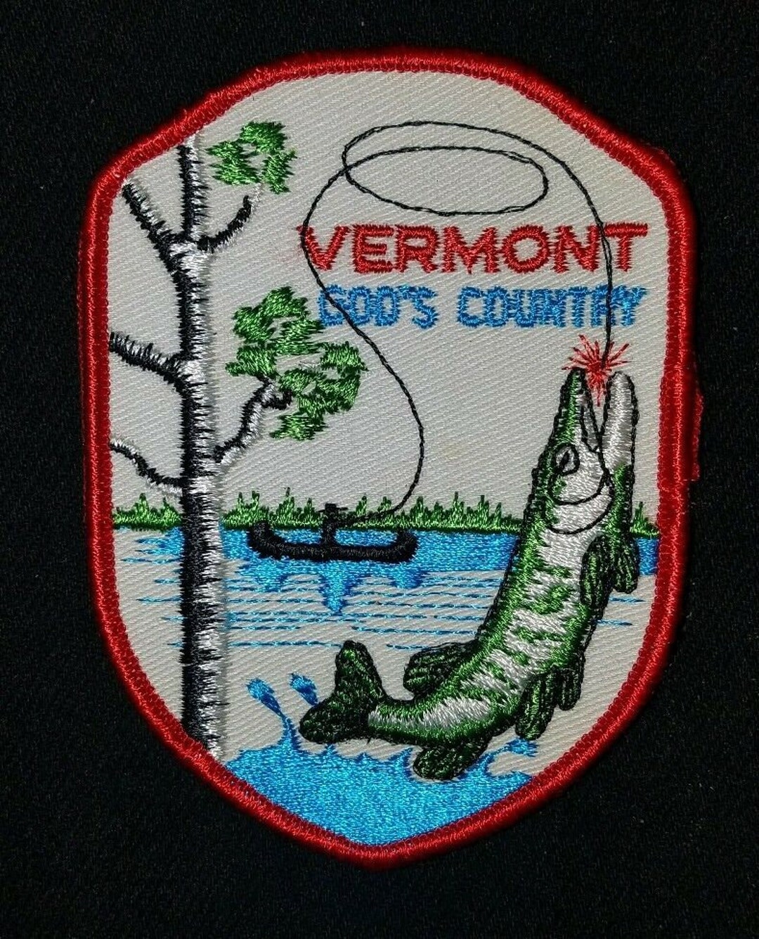 Vermont God's Country Vintage 70s Travel Fishing Etsy