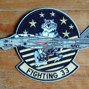 F-14 Tomcat Starfighters VF Fighter Squadron Collectors LARGE Embroidered Patch