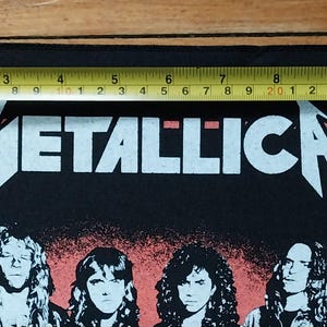 METALLICA logo BACK PATCH in PINK embroidered NEW METALLICA logo BACK PATCH in PINK embroidered NEW