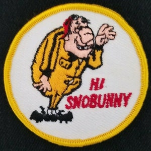 Hi Snobunny - Vintage 70s Snowmobile Racing Patch