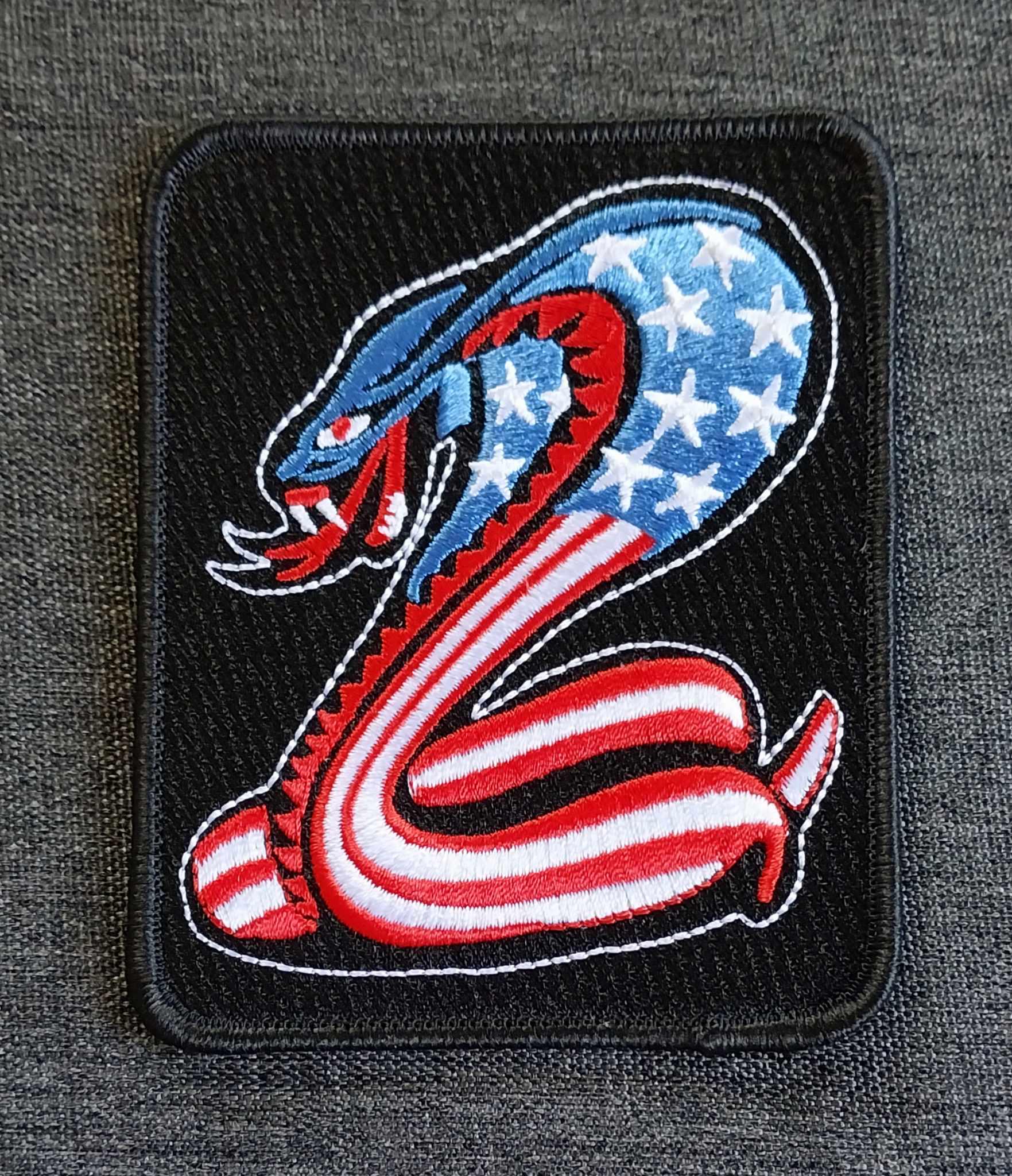 COBRA Stars & Stripes USA Mechanic Greaser Racing Rockabilly Hot