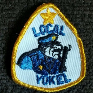 Vintage 1970s Local Yokel Truckers Funny Collectors Patch
