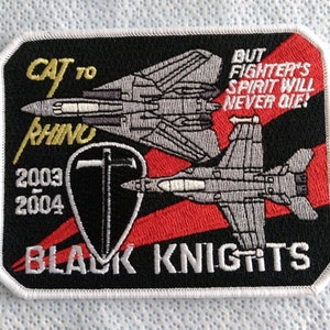 Black Knights - Cat to Rhino - 2003-3004 VF Fighter Squadron Collectors Patch