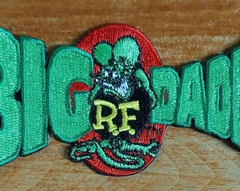 Écusson ED « Big Daddy » Roth Rat Fink Big Daddy sous licence officielle