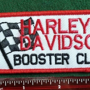 Vintage Harley Davidson Booster Club PATCH