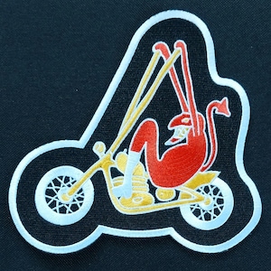 Ape Hanger Devil Outlaw Bikerjacka MÄRKT - Svart